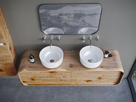 TURKUAZ Aqua Tezgahüstü Lavabo Ø33 cm 