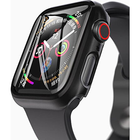Apple Watch 2 3 4 5 6 Seri  42mm Ekran Koruyucu Kılıf Cam 360 Derece Tam Koruma