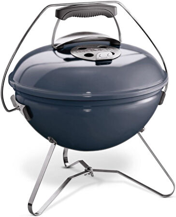 Weber Arduvaz Mavi Kömürlü Mangal Barbekü - Smokey Joe® Premium, Slate Blue - 1126804