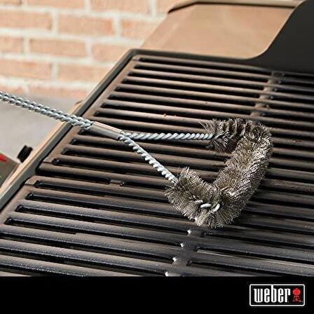 Weber 46 cm Three-Sided Grill Brush - Üç Taraflı Mangal Izgara Fırçası 45 Cm - 6278