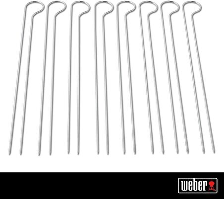 Weber 6320 Izgara Barbekü Şiş Seti 8 Adet Weber Grilling Skewers Set