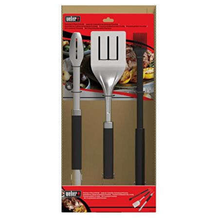 Weber Precision 3-Piece Grill Tool Set - 6764