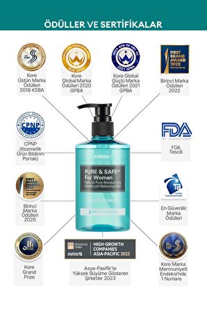 Kadınlara Özel İntim Temizleme Jeli KUNDAL Feminine Cleanser 300ml (Pitonchid)