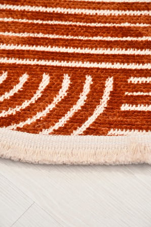 Raye-Kiremit-Yuvarlak-Salon-Oturma Odası-Mutfak-Modern-Kilim-Yıkanabilir-Kaymaz-Taban-Robot Süpürge