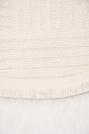 Raye-Beyaz-Oval-Salon-Oturma Odası-Koridor-Mutfak-Modern-Kilim-Yıkanabilir-Taban-Robot Süpürge-Düz