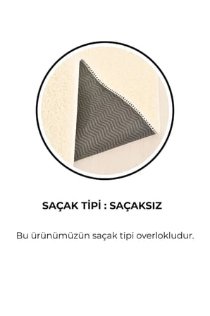 Mabel Krem Yumuşak Tuşeli Halı | 6 Renk Seçeneği • Kaymaz Taban • Yıkanabilir