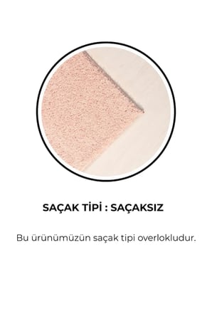 Mabel Pembe Yumuşak Tuşeli Halı | 6 Renk Seçeneği • Kaymaz Taban • Yıkanabilir