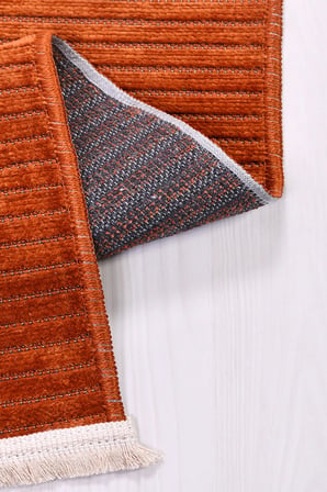 Liora Kilim Kiremit Oturma Odası-Salon-Mutfak-Kaymaz Taban-Yıkanabilir-Robot Süpürge-Modern
