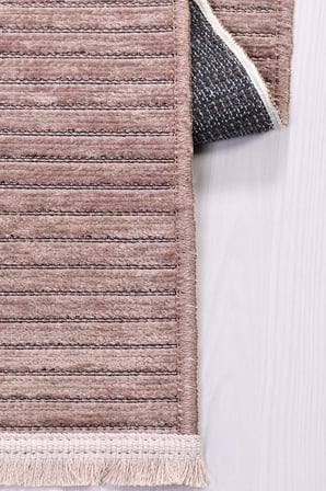 Liora Kilim Vizon Oturma Odası-Salon-Mutfak-Kaymaz Taban-Yıkanabilir-Robot Süpürge-Modern