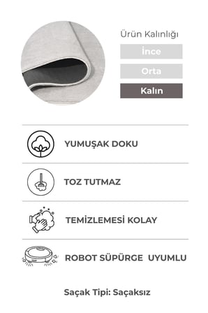 Puffy Yumuşak Peluş Post Halı | Kaymaz,Yıkanabilir,Antre,Hol,Giyinme Odası, Makyaj Masası Halısı