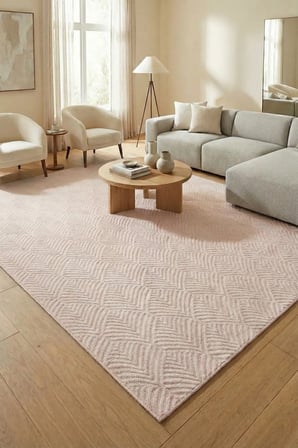 Lunüx Kırık Beyaz Halı-Salon-Oturma Odası-Mutfak-Yıkanabilir-Robot Süpürge-Kaymaz Taban-Modern