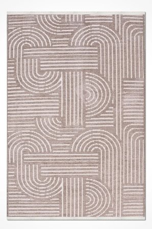 Raye  Yıkanabilir Kilim-Kaydırmaz Pamuk Dokuma Salon Mutfak Koridor -Modern-Robot Süpürge