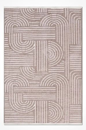 Raye  Yıkanabilir Kilim-Kaydırmaz Pamuk Dokuma Salon Mutfak Koridor -Modern-Robot Süpürge