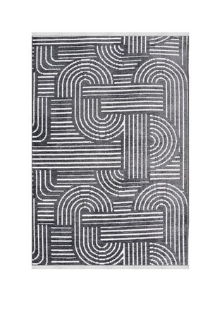 Raye  Yıkanabilir Kilim-Kaydırmaz Pamuk Dokuma Salon Mutfak Koridor -Modern-Robot Süpürge