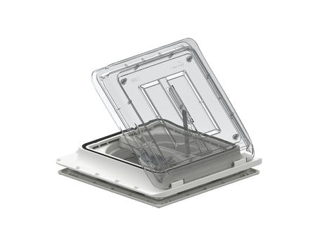 Fiamma Heki Turbo Fanlı 40x40 Kristal