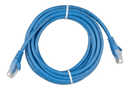 Victron RJ45 UTP Cat5 Network Kablosu Mavi 5 Metre