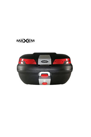 Maxem SL-45 Litre Arka Çanta, Üst Bagaj, Sırt Dayama Takımı - 45 Litre Motosiklet Arka Çanta Topcase