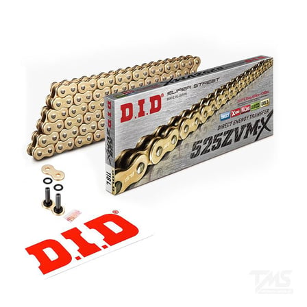 Did 525-118Zvm-x 2021-2025 Triumph Speed Triple 1200 RS Uyumlu Zincir Zvm-x Gold (Sarı) Renk