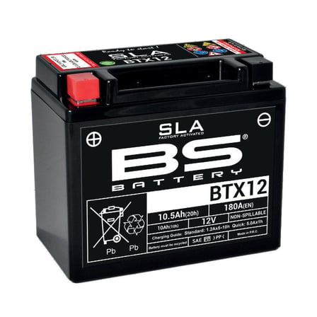 Bs Btx12 Sla 2023-2026 Vespa GTS 125 Uyumlu Akü Jel Akü