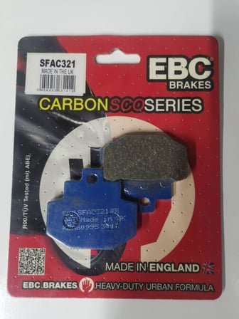 Ebc Sfac321 2013-2025 Vespa GTS 125 Uyumlu Arka Fren Balatası Karbon Balata