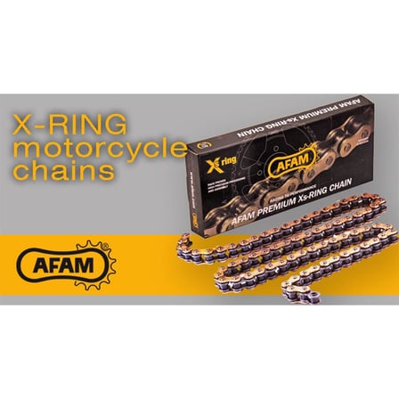 AFAM A520-116XMR3 2019-2025 TVS Apache RTR 200 Uyumlu Zincir XMR3 Xring Çelik Renk