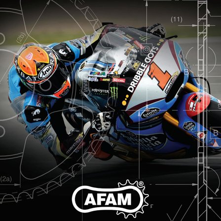 AFAM A520-116XMR3 2019-2025 TVS Apache RTR 200 Uyumlu Zincir XMR3 Xring Çelik Renk