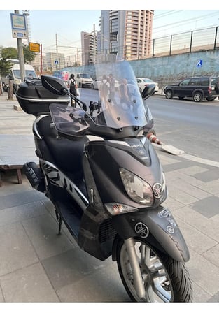 Zeus Motor 2007-2017 Yamaha X-City 250 Uyumlu Ön Cam Açık Füme 