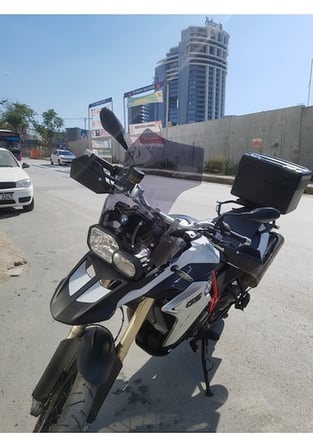 Zeus Motor Bmw F800 F650 Uyumlu Uzun Cam Koyu Füme 45Cm 4Mm Motosiklet Camı 