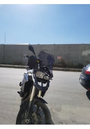 Zeus Motor Bmw F800 F650 Uyumlu Uzun Cam Koyu Füme 45Cm 4Mm Motosiklet Camı 