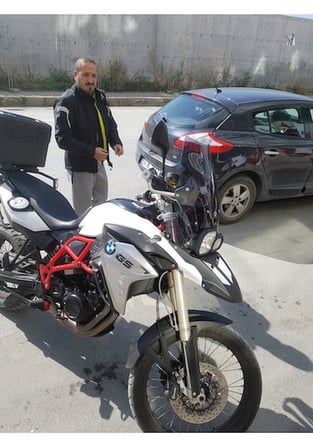 Zeus Motor Bmw F800 F650 Uyumlu Uzun Cam Koyu Füme 45Cm 4Mm Motosiklet Camı 