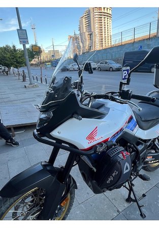 Zeus Motor 23-24 Honda Transalp Xl750 Şeffaf Ön Cam Zeus 51cm Motosiklet Camı