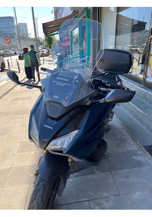 Zeus Motor 21-26 Honda Forza 250 Uzun Ön Cam Şeffaf 63cm Motosiklet Camı