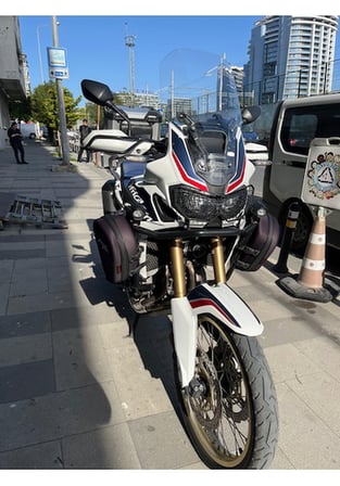 Zeus Motor 2018-19 Honda Africa Twin Adventure Ön Cam Şeffaf 58cm Motosiklet Camı