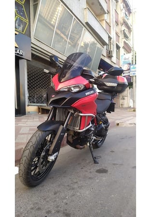Zeus Motor 2015-18 Ducati Multistrada 1200 Ön Cam 51Cm 4Mm Koyu Füme Motosiklet Camı