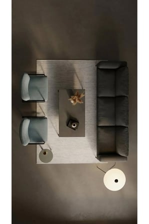 Filya-Krem-Akrilik-TonaTon-Salon,Oturma Odası-Halı–Robot Süpürge-Kolay Temizlik-Özel Ölçü-Düz-Modern