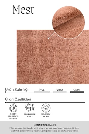Mest Somon Premium Kadfemsi Halı Oturma Odası-Salon-Mutfak-Kaymaz Taban -Yıkanabilir-Modern