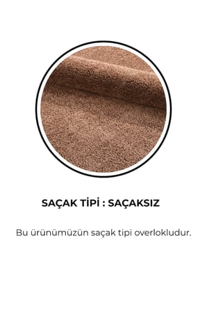 Mabel Koyu Kahve Yumuşak Tuşeli Halı | 6 Renk Seçeneği • Kaymaz Taban • Yıkanabilir
