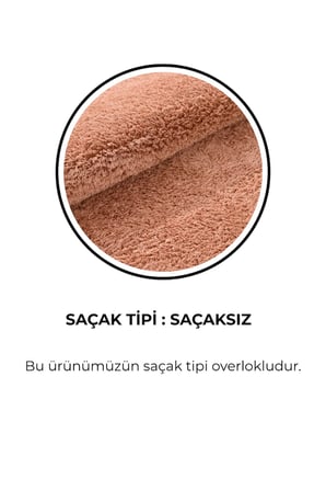 Mabel Yavruağzı Yumuşak Tuşeli Halı | 6 Renk Seçeneği • Kaymaz Taban • Yıkanabilir