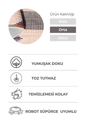 Lexus Çok Renkli Premium Halı & Yolluk | Özel Kaymaz Tabanlı • Yıkanabilir • Tozumaz • Modern