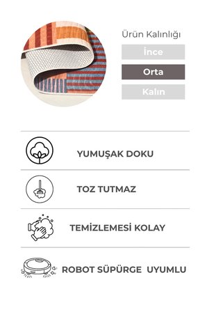 Lexus Çok Renkli Premium Halı & Yolluk | Özel Kaymaz Tabanlı • Yıkanabilir • Tozumaz • Modern