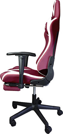 TM8250-WM Comfort E-Spor Oyuncu Koltuğu - Bordo / Beyaz