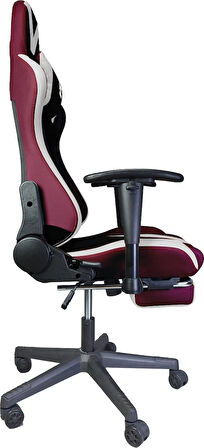 TM8250-WM Comfort E-Spor Oyuncu Koltuğu - Bordo / Beyaz