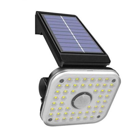 POWERMASTER LF-1750B 48 SMD LEDLİ 3 MODLU SENSÖRLÜ SOLAR İNDİKSİYON DUVAR LAMBASI