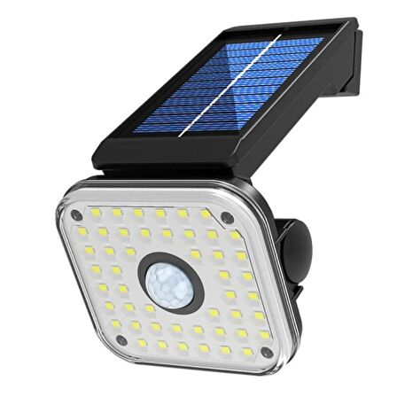 POWERMASTER LF-1750B 48 SMD LEDLİ 3 MODLU SENSÖRLÜ SOLAR İNDİKSİYON DUVAR LAMBASI