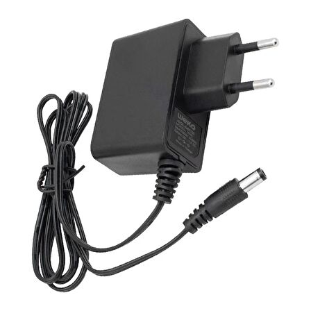 WEKO 24 VOLT - 1 AMPER 5.5*2.5 UÇLU PLASTİK KASA PRİZ TİP ADAPTÖR KUTUSUZ YERLİ ÜRETİM