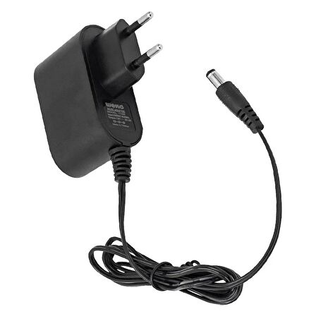 WEKO 12 VOLT - 2 AMPER 5.5*2.5 UÇLU PLASTİK KASA PRİZ TİP ADAPTÖR KUTUSUZ YERLİ ÜRETİM