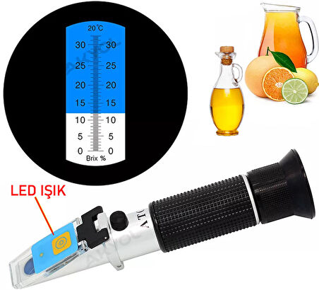 Loyka LED32 Led Işıklı Refraktometre 0-32 Brix