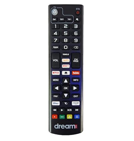 Dreamstar Universal Akıllı Android Box İ3 Kumanda Led Lcd Uyumlu