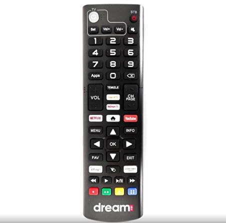 Dreamstar Universal Akıllı Android Box İ3 Kumanda Led Lcd Uyumlu