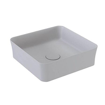 Bocchi Slim Line Kare Lavabo 38x38 cm Mat Gri